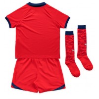 Koszulka piłkarska Anglia Strój wyjazdowy dla dzieci MŚ 2022 tanio Krótki Rękaw (+ Krótkie spodenki)